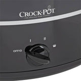 Crockpot 6.5 litre black slow cooker - British product