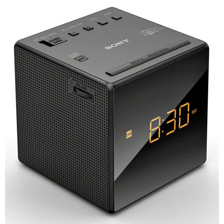 Sony cube clock radio FM/AM alarm, imported from the UK