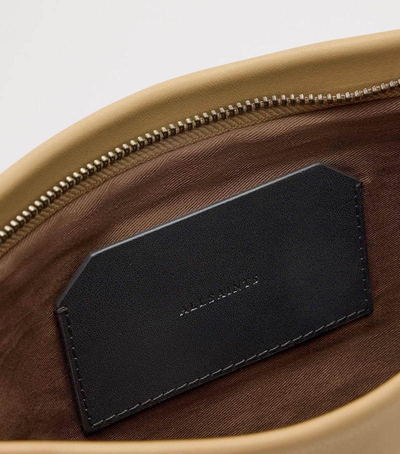 AllSaints Bettina leather clutch bag, UK version