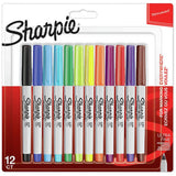 Argos Sharpie Ultra Fine Assorted Permanent Markers - 12 Pack- Buy online at McGrocer