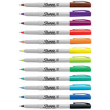 Sharpie ultra fine permanent markers 12 assorted colours (British brand)