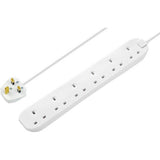 Argos Masterplug 6 Socket 2m Extension Lead- Buy online at McGrocer