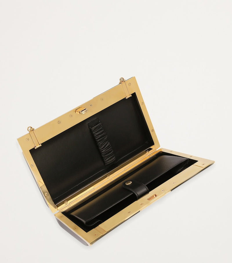 Dolce&Gabbana patent clutch bag small (British brand)
