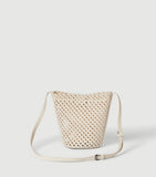 Brunello Cucinelli cotton woven bucket bag, imported from the UK