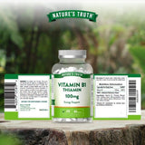 Nature's Truth Vitamin B1 100mg 60 tablets - British product
