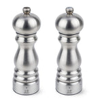 Peugeot Paris Chef stainless steel salt and pepper mill set 18cm, imported from the UK