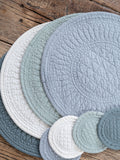 Mary Berry green signature cotton pistachio placemat, imported from the UK