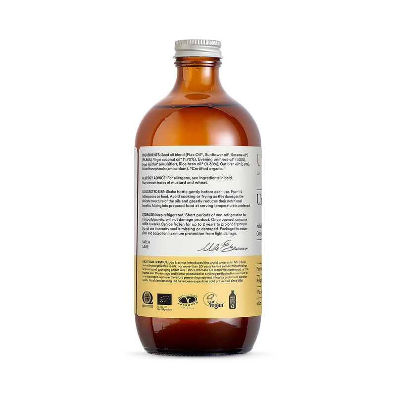 Udo's Choice Omega 3-6-9 Ultimate Oil Blend 500ml - British product