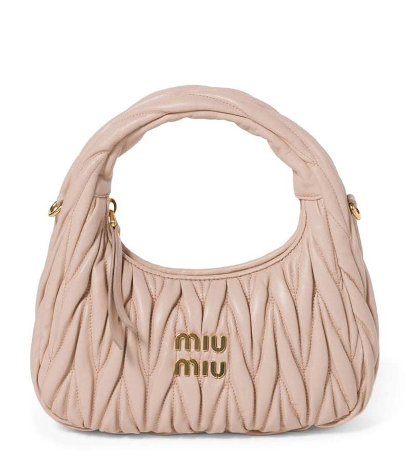 Miu Miu Matelassé Leather Wander top-handle bag (British brand)