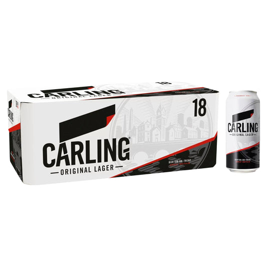 Carling Original Lager Beer Cans x18 440ml GOODS Sainsburys   
