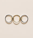 Spinelli Kilcollin Solarium ring sterling silver and yellow gold, UK version