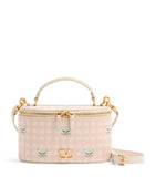 Valentino Garavani mini leather vanity case top-handle bag - British product