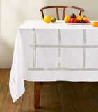 Dea Linen Embroidered Liri Tablecloth 170cm x 270cm - British product