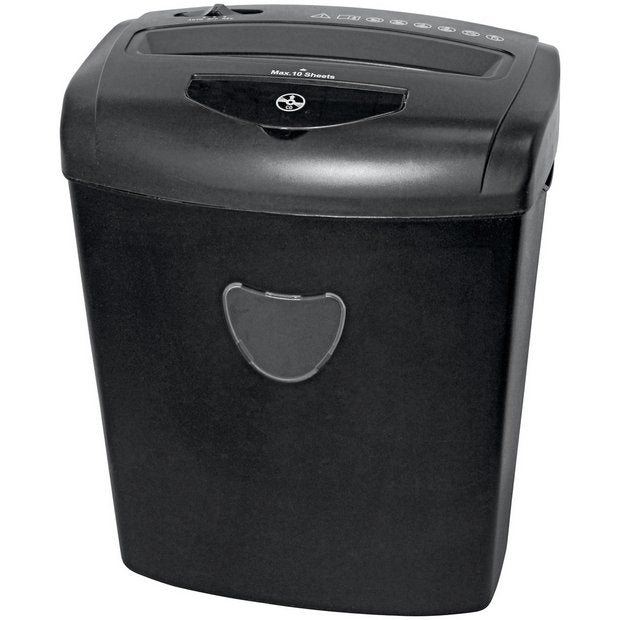 ProAction cross cut shredder 10 sheet 21 litre, UK version