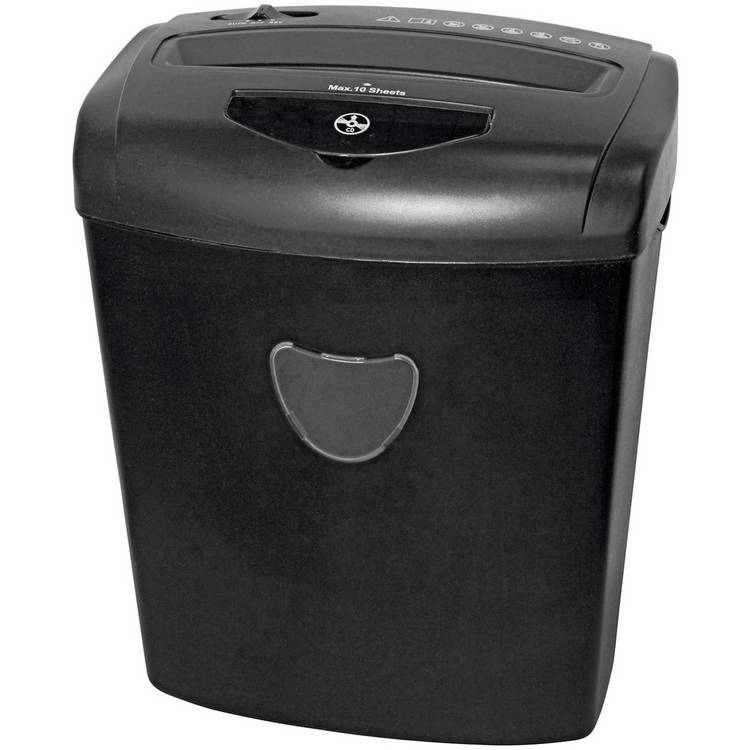ProAction cross cut shredder 10 sheet 21 litre, UK version