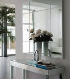 Ash Wood Mirror with Clean Lines for Modern Living Space