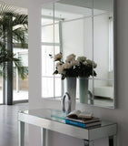 Ash Wood Mirror with Clean Lines for Modern Living Space