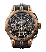 Harrods Roger Dubuis Rose Gold Excalibur Spider Flyback Chronograph Watch 45mm- Buy online at McGrocer