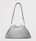 Jimmy Choo Cinch shoulder bag medium suede denim, UK version