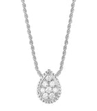 Boucheron Serpent Bohème white gold diamond pendant, imported from the UK