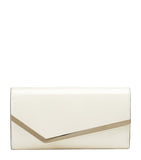 Jimmy Choo Leather Emmie Clutch Bag, imported from the UK