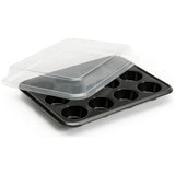 Habitat 12 cup muffin tray with plastic cover, imported from the UK