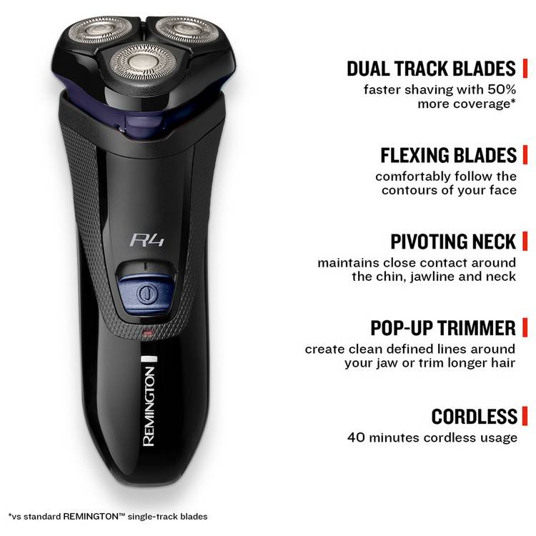 Remington R4002 cordless rotary shaver, imported from the UK