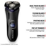 Remington R4002 cordless rotary shaver, imported from the UK
