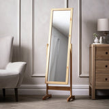 Argos Home oak mirror 146x41cm, imported from the UK