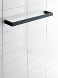 Moderna black large towel rail - British product