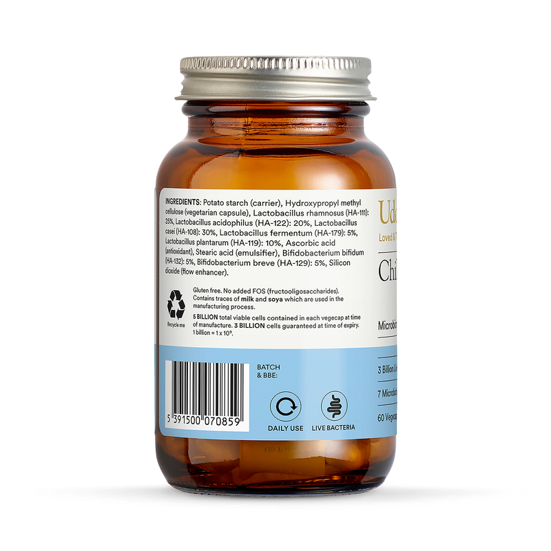 Udo's Choice children's probiotic blend 60 capsules (British brand)