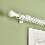 Argos Home Essentials White Wooden Fixed Curtain Pole - 120cm- Buy online at McGrocer