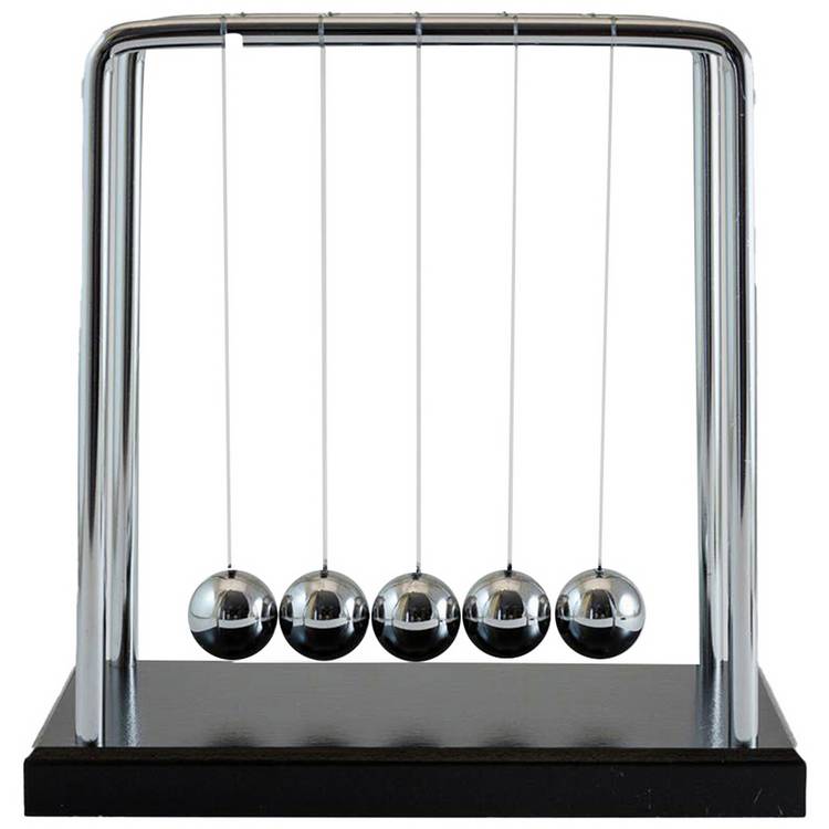 RED5 Newton's Cradle desk toy H18cm, imported from the UK