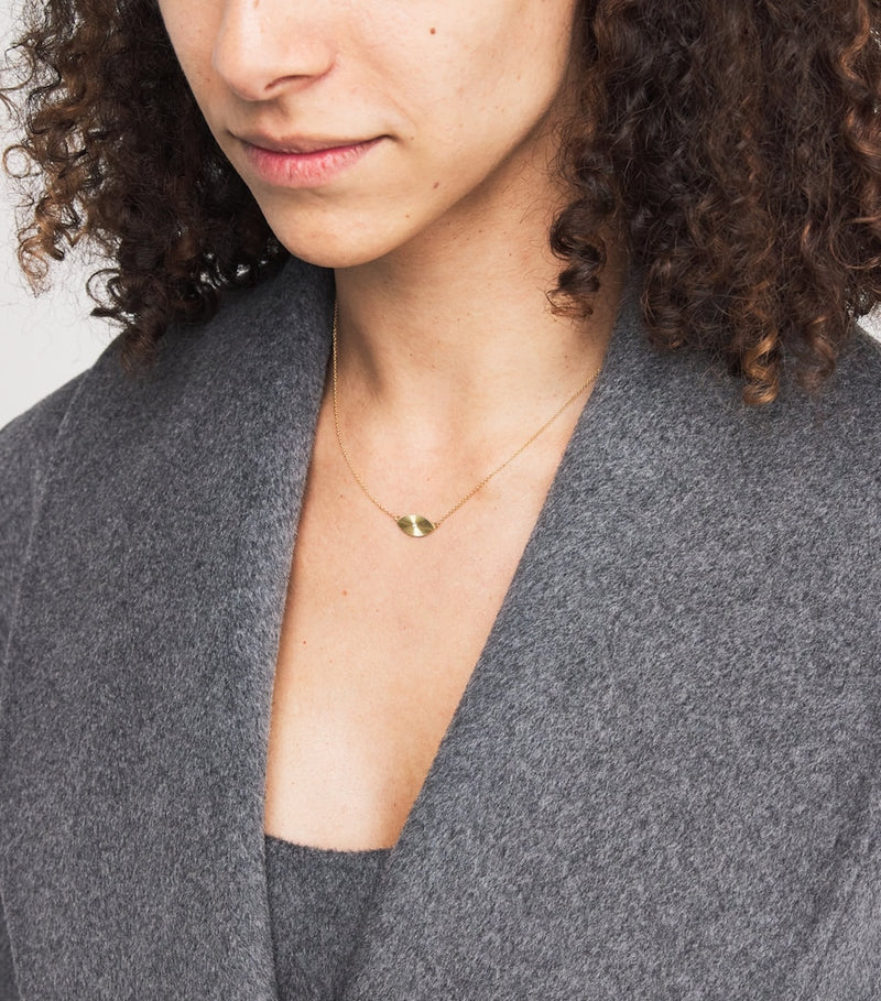 Jennifer Meyer evil eye necklace 18kt gold diamond, imported from the UK