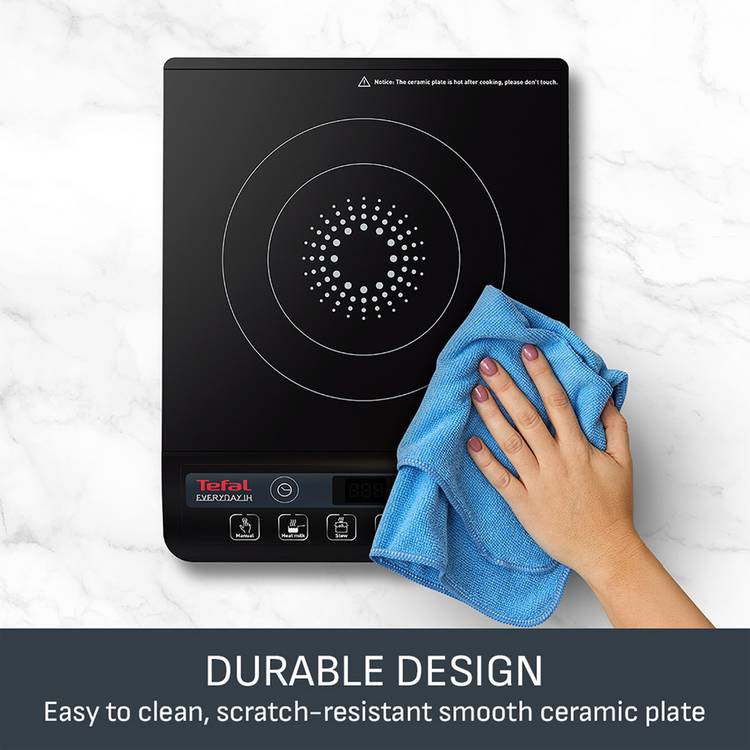 Tefal induction hob black 2100W - British product