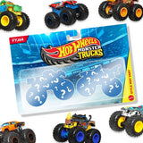 Hot Wheels Monster Trucks two-pack 1:64 scale character vehicles, imported from the UK