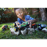 Hot Wheels Monster Trucks two-pack 1:64 scale character vehicles, imported from the UK