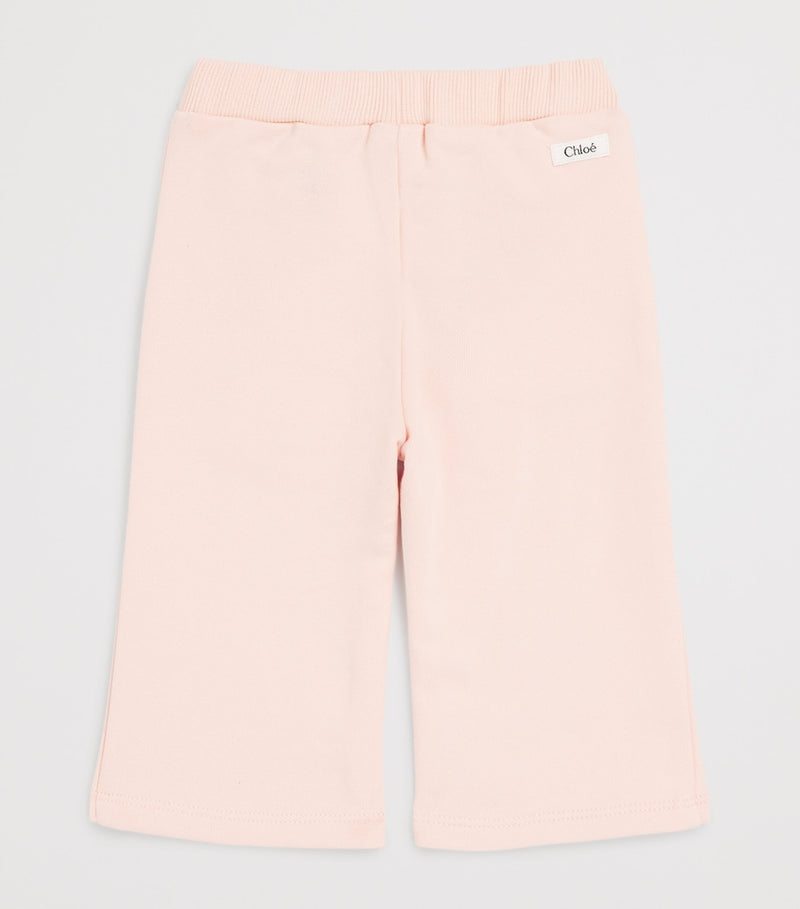 Chloé Kids Logo Straight Sweatpants 6-36 months - British product