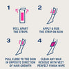 Veet Pure Inspiration wax strips for legs 20 count (British brand)