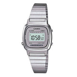 Argos Casio Chrome Coloured Stainless Steel Bracelet Watch- Buy online at McGrocer