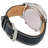Citizen Eco-Drive men's watch black leather strap 45mm, imported from the UK
