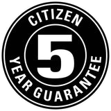 Citizen Eco-Drive men's watch black leather strap 45mm, imported from the UK