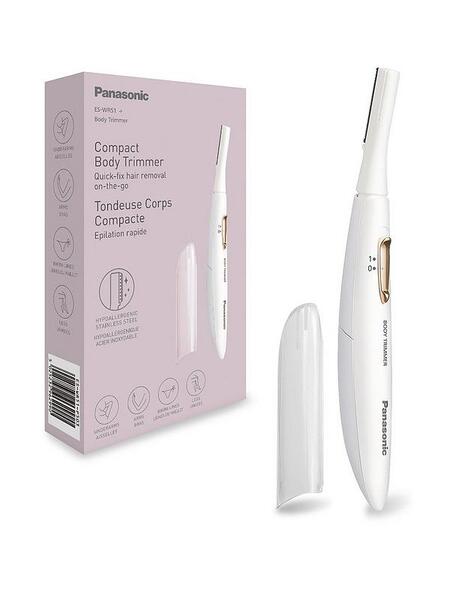 Panasonic travel epilator full body trimmer white, imported from the UK
