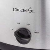 Crockpot slow cooker 5.6L stainless steel - British product