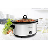 Crockpot slow cooker 5.6L stainless steel - British product