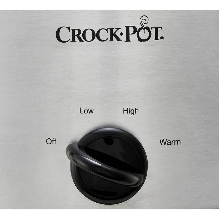 Crockpot slow cooker 5.6L stainless steel - British product
