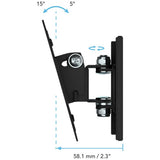 AVF monitor bracket tilt and turn 28 inch, UK version