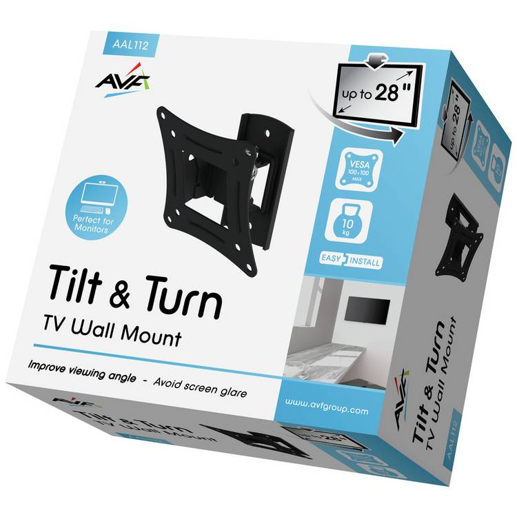 AVF monitor bracket tilt and turn 28 inch, UK version
