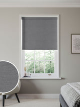 Next Next Lucky Anthracite Grey Made to Measure Blackout Roller Blind- Buy online at McGrocer