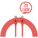 Juice Lightning to USB-C cable 2m Coral, UK version